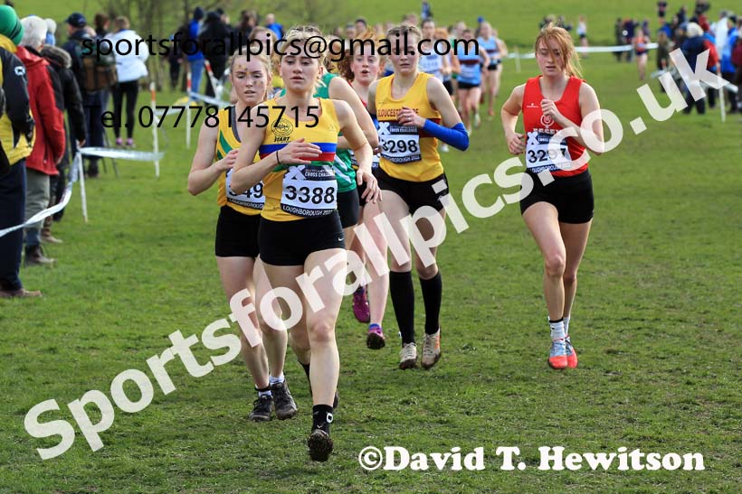 Womens Under-20s 2022 CAU Inter Counties Cross Country, Prestwold Hall, Loughborough.  Photo: David T. Hewitson/Sports for All Pics